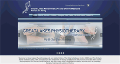 Desktop Screenshot of greatlakesphysiotherapy.com